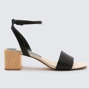 Dolce Vita Zarita Black Leather Sandal 7.5